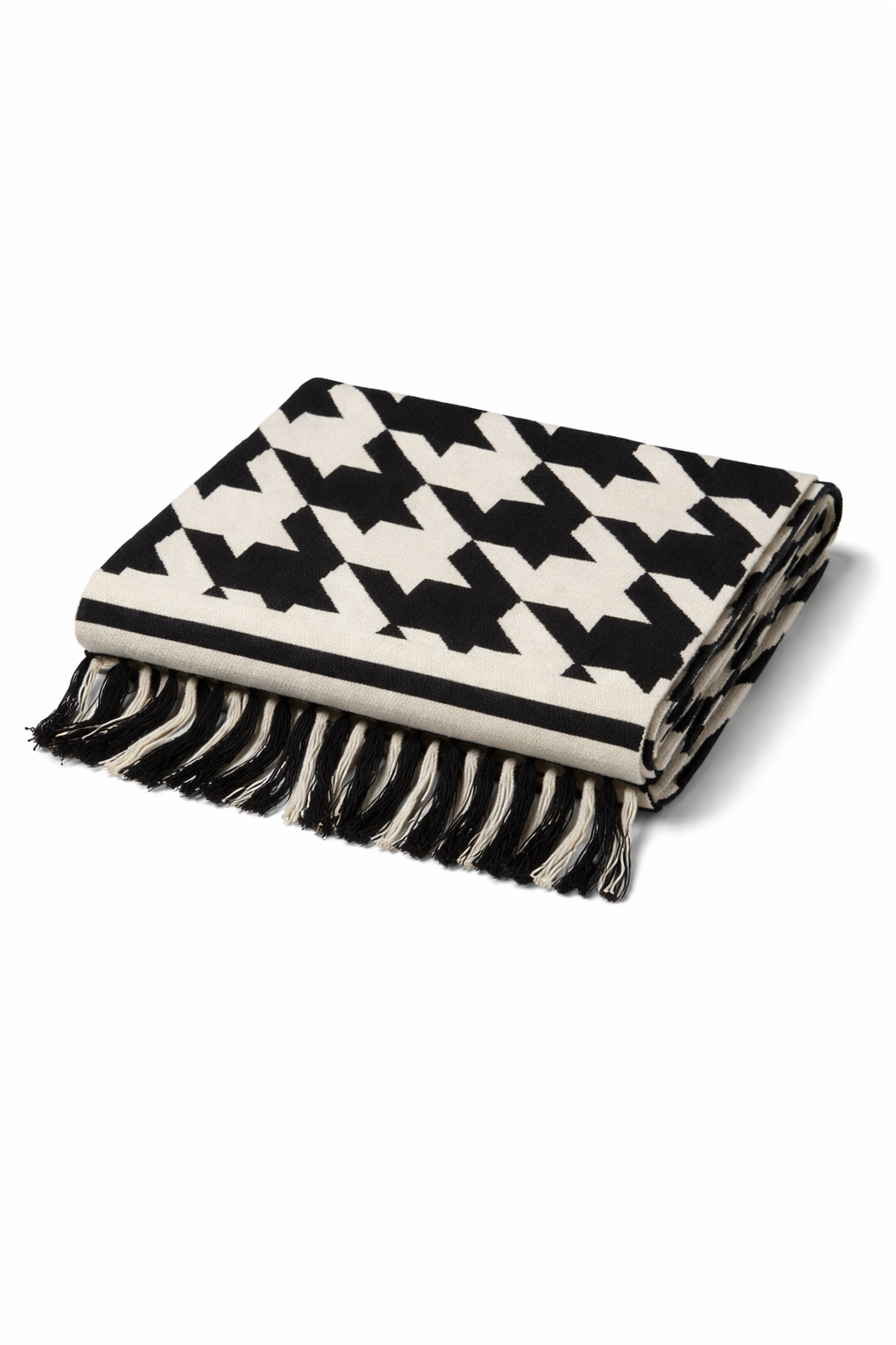 Australian Wool Scarf - Houndstooth