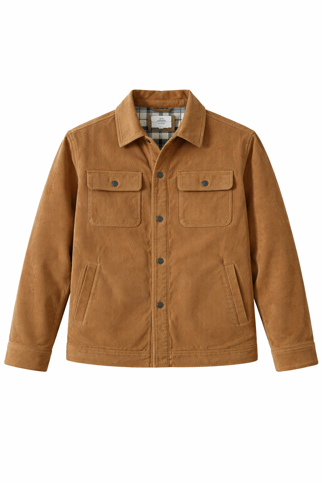 Unisex Cord Shacket - Sand