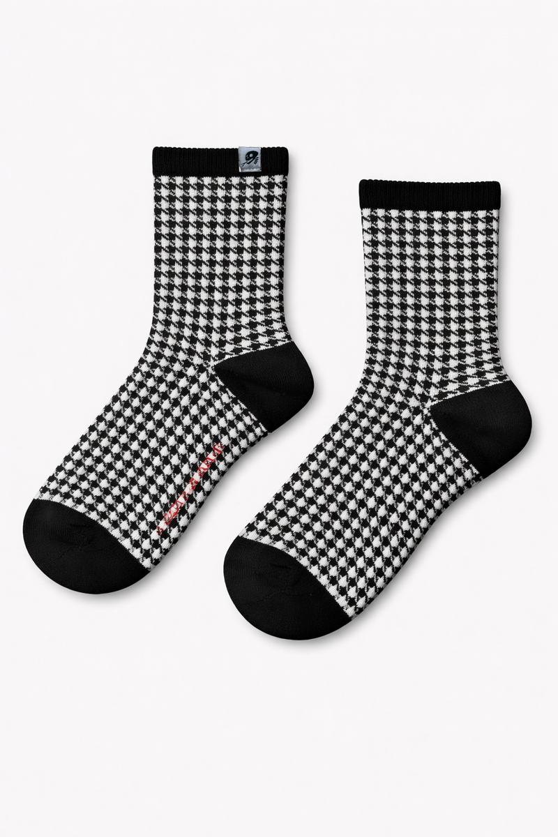 Houndstooth Socks