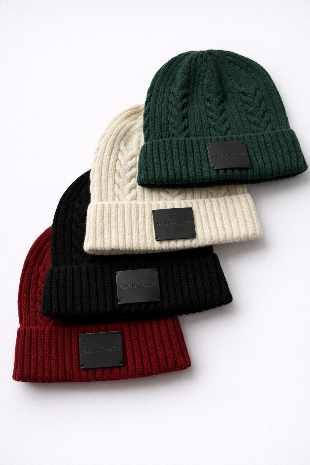 Australian Wool Cable Beanie - Ecru