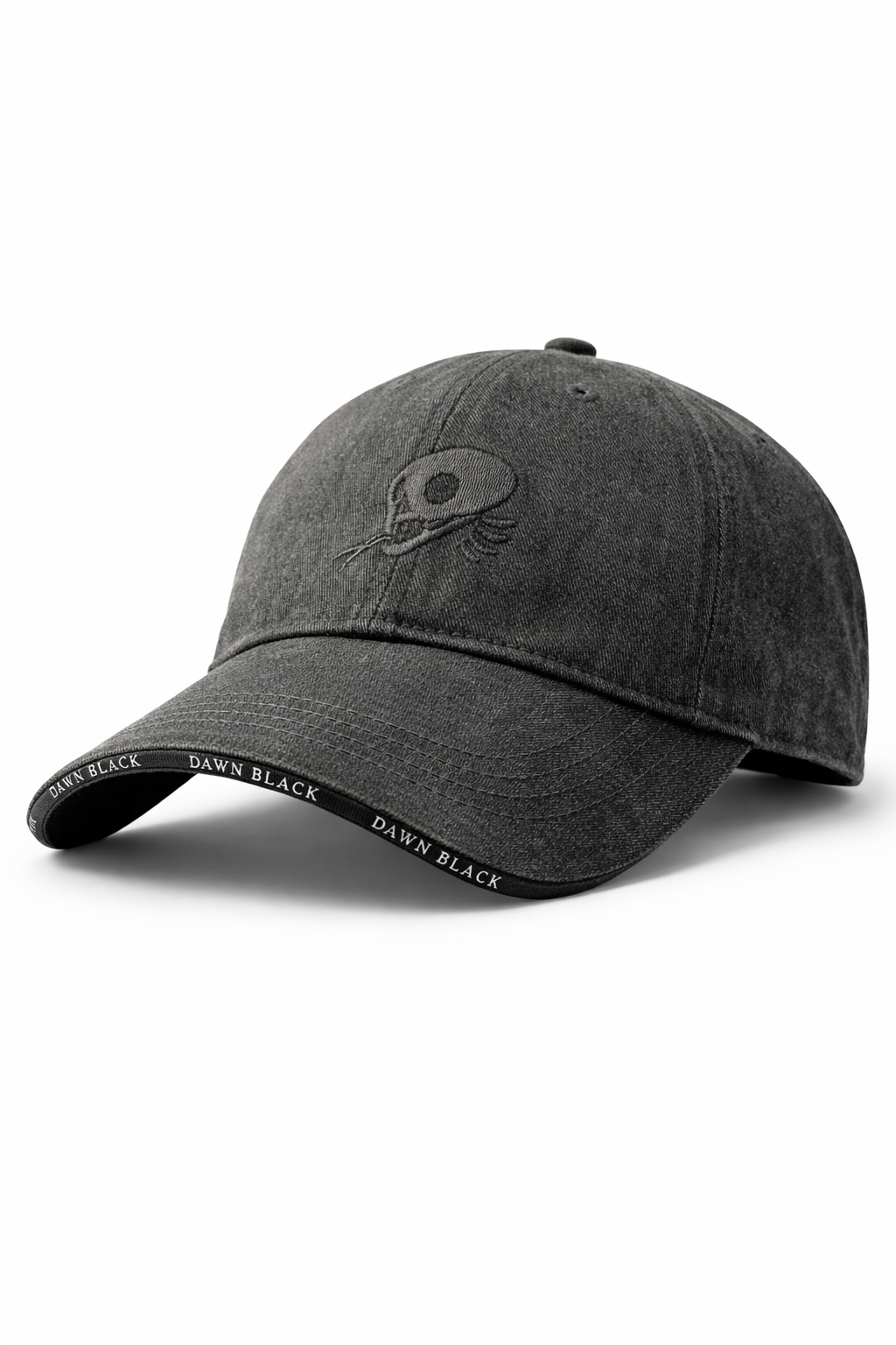 Unisex Dawn Black Cap - Charcoal