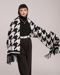 Australian Wool Scarf - Houndstooth