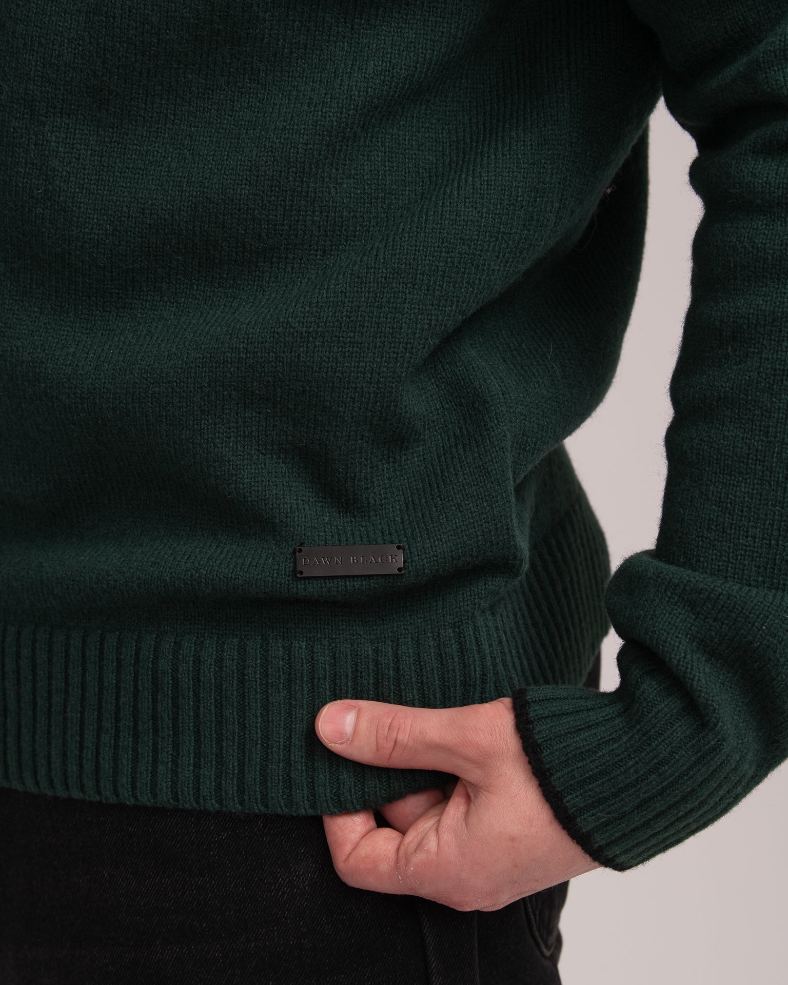Australian Wool Men's Raglan Knit - Forest