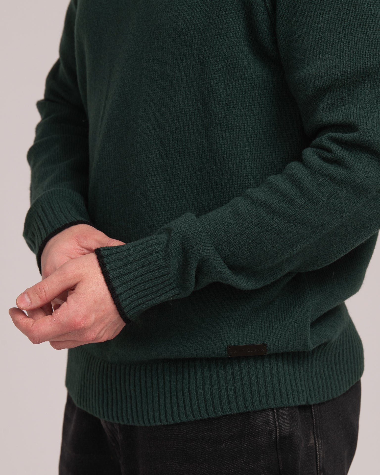 Australian Wool Men's Raglan Knit - Forest