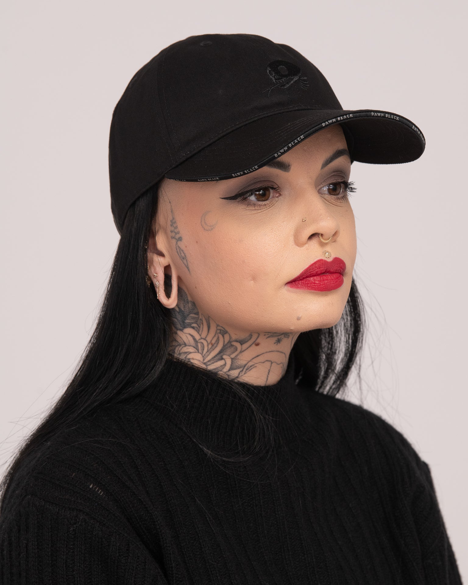Unisex Dawn Black Cap - Black