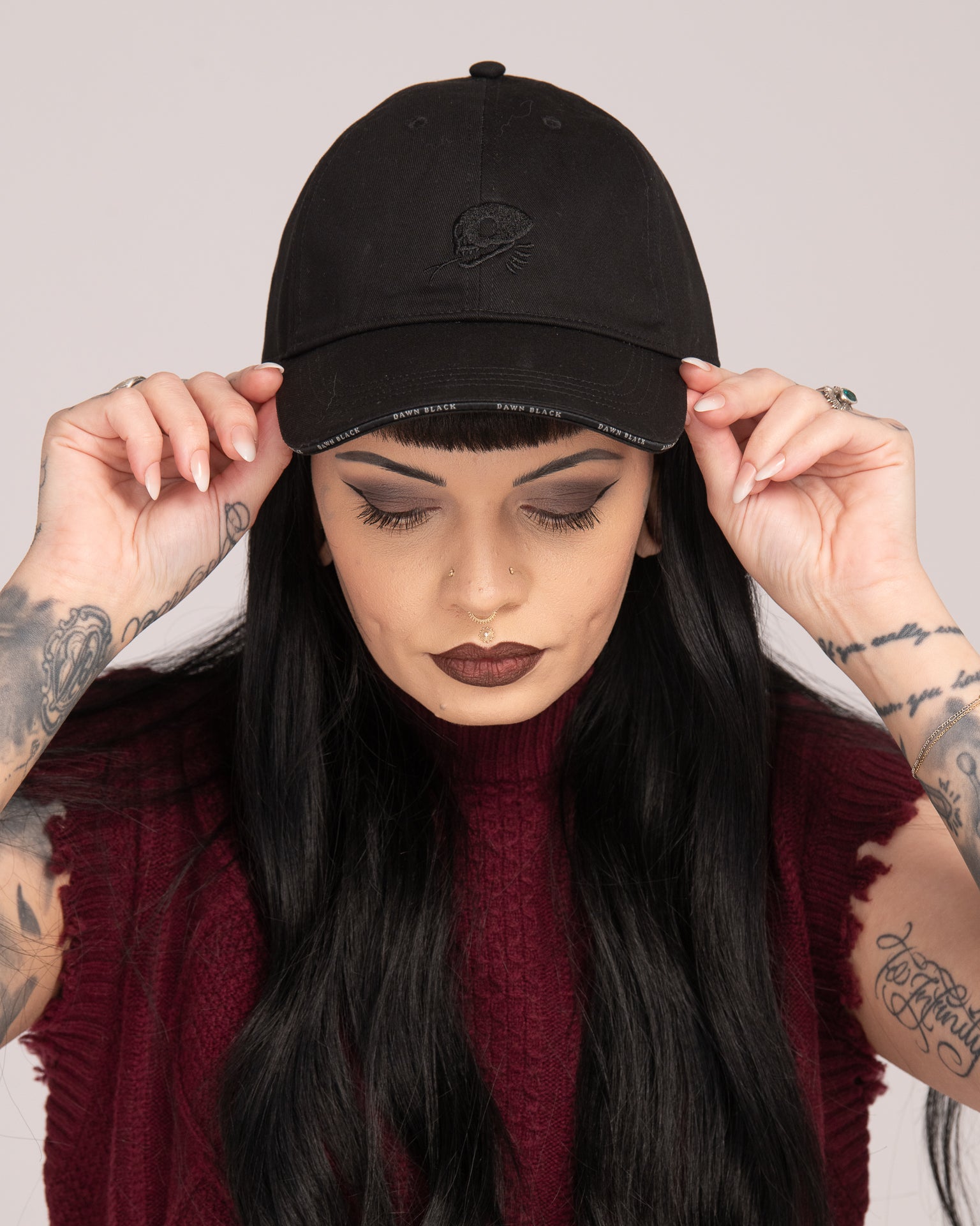 Unisex Dawn Black Cap - Black
