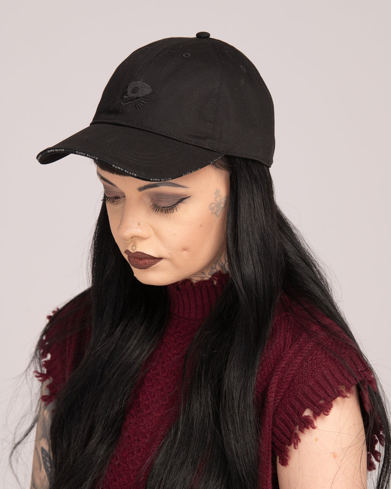 Unisex Dawn Black Cap - Black