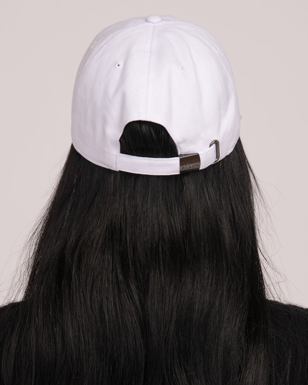 Unisex Dawn Black Cap - White