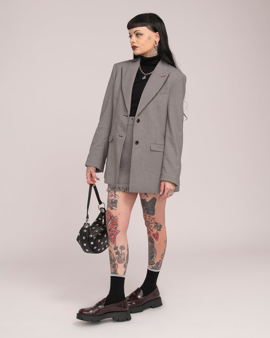 Tailored Blazer - Houndstooth