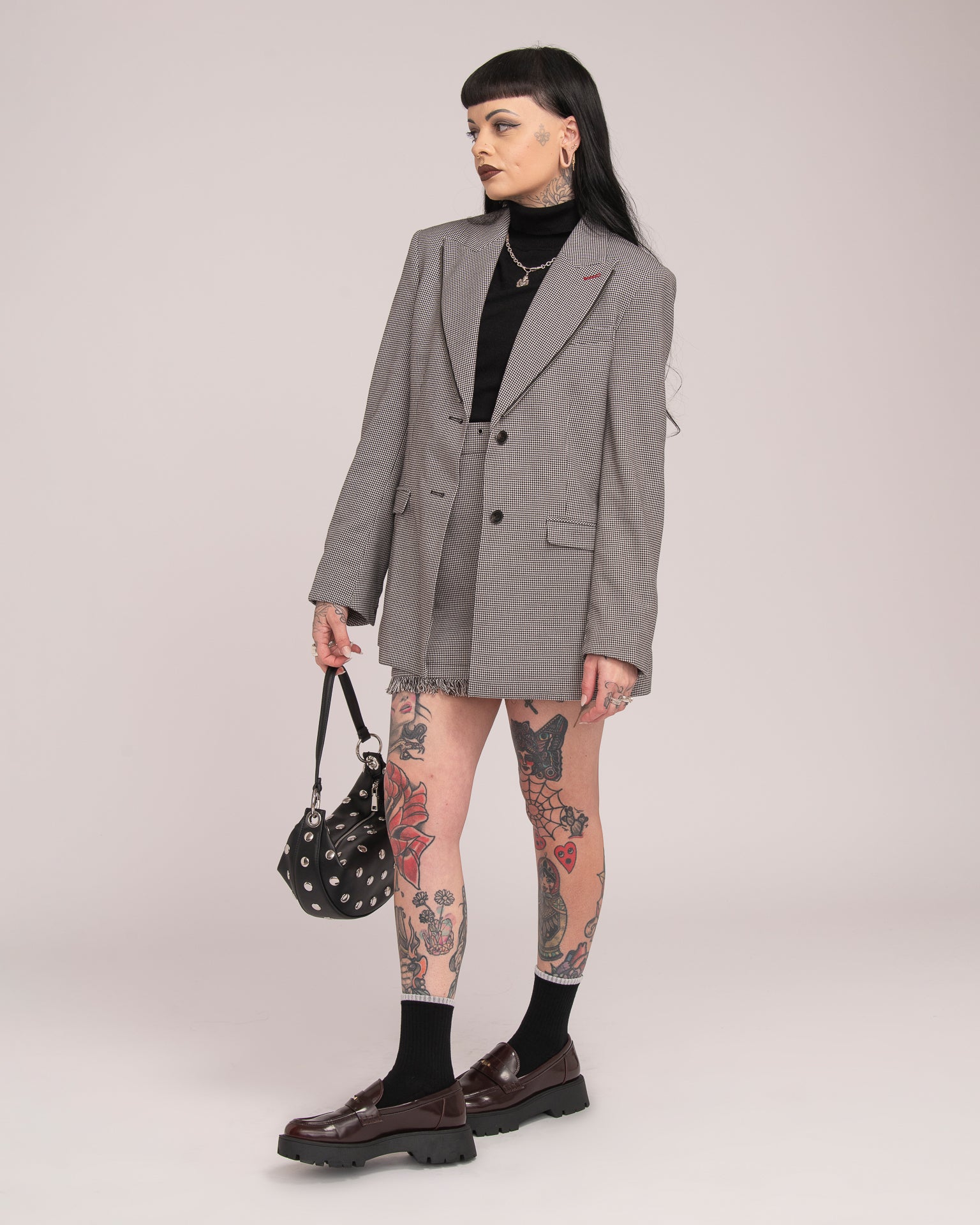 Tailored Blazer - Houndstooth