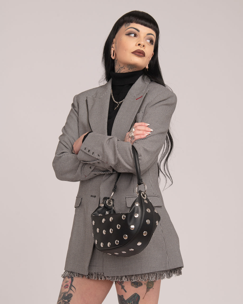 Tailored Blazer - Houndstooth