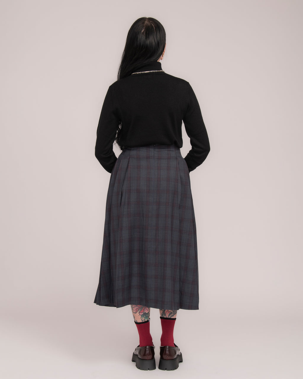 Australian Merino Wool Turtle Neck - Black