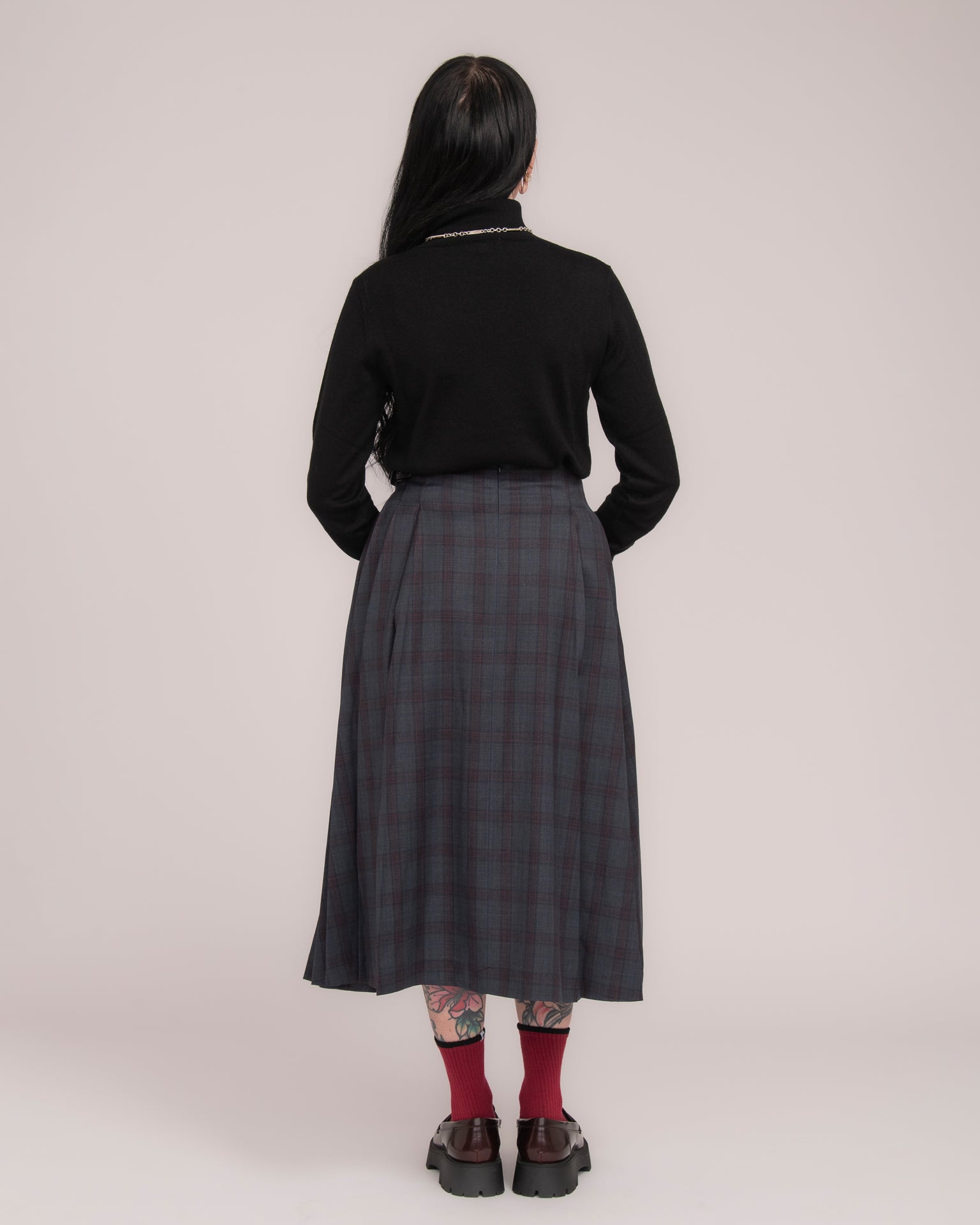 Australian Merino Wool Turtle Neck - Black