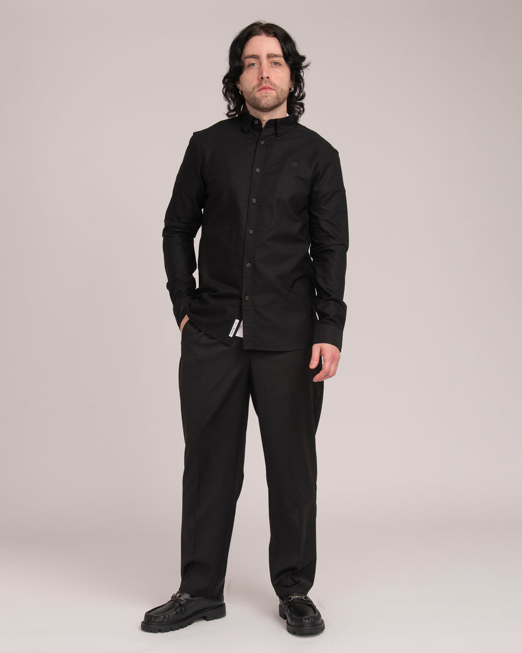 Men's Classic Oxford Shirt - Black