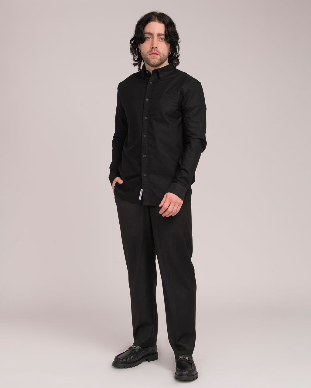 Men's Classic Oxford Shirt - Black
