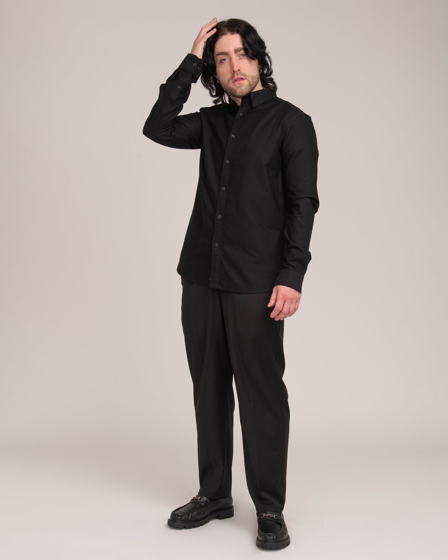 Men's Classic Oxford Shirt - Black