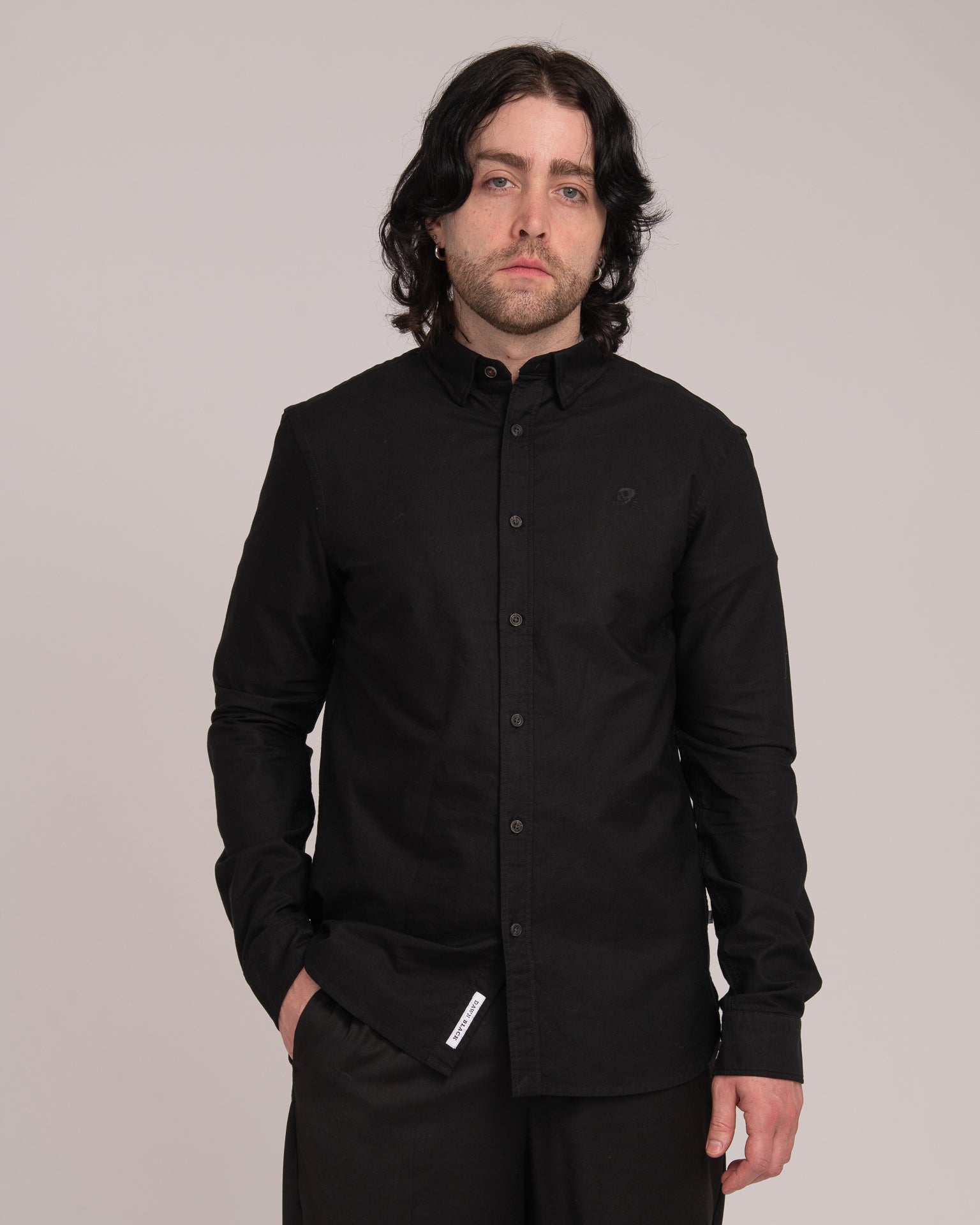 Men's Classic Oxford Shirt - Black
