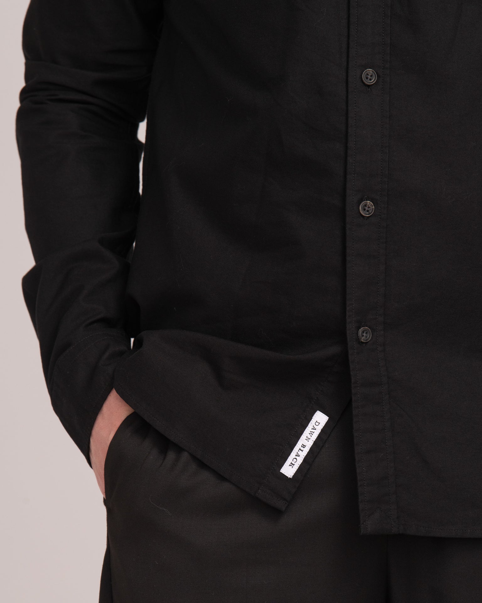 Men's Classic Oxford Shirt - Black
