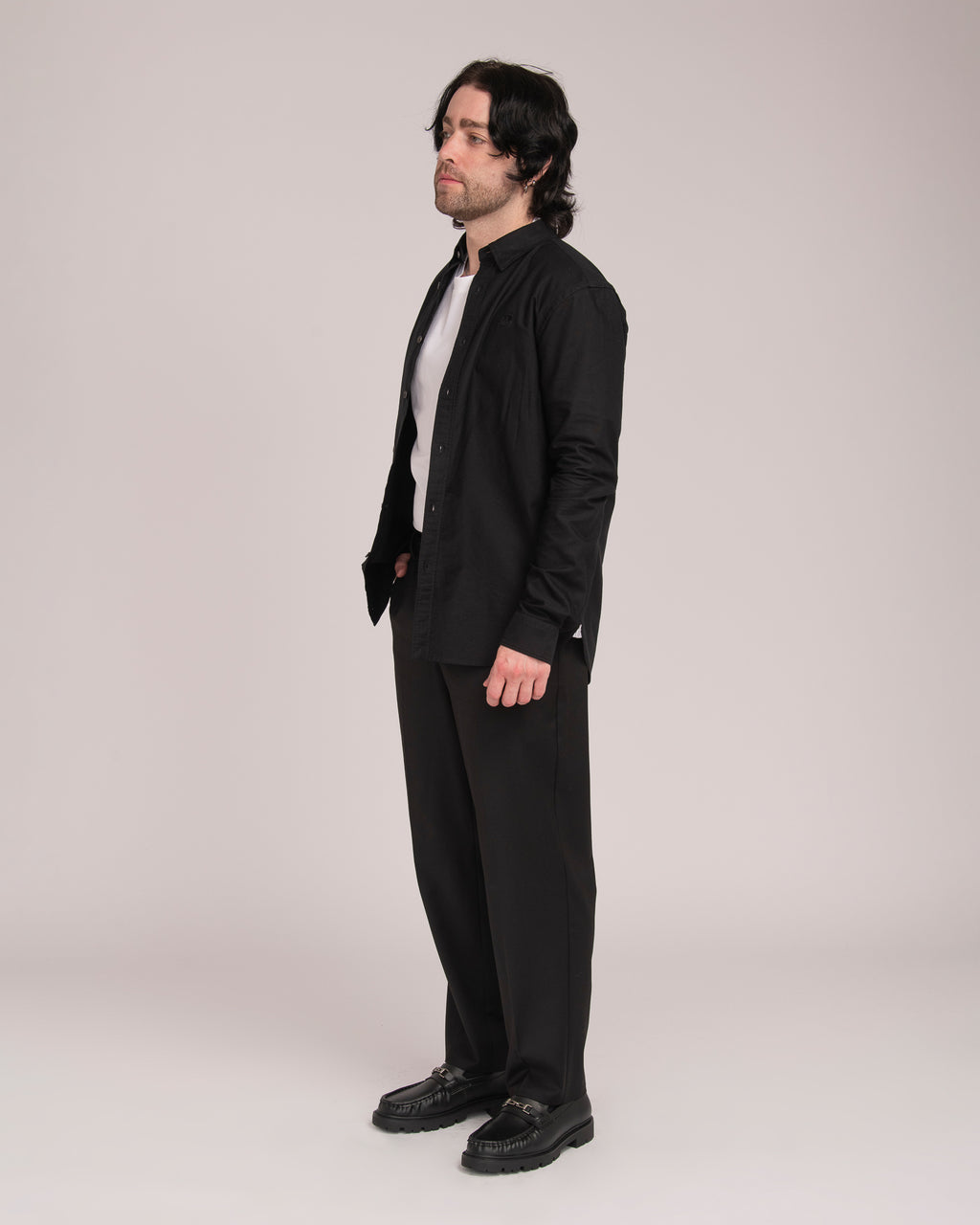 Men's Classic Oxford Shirt - Black