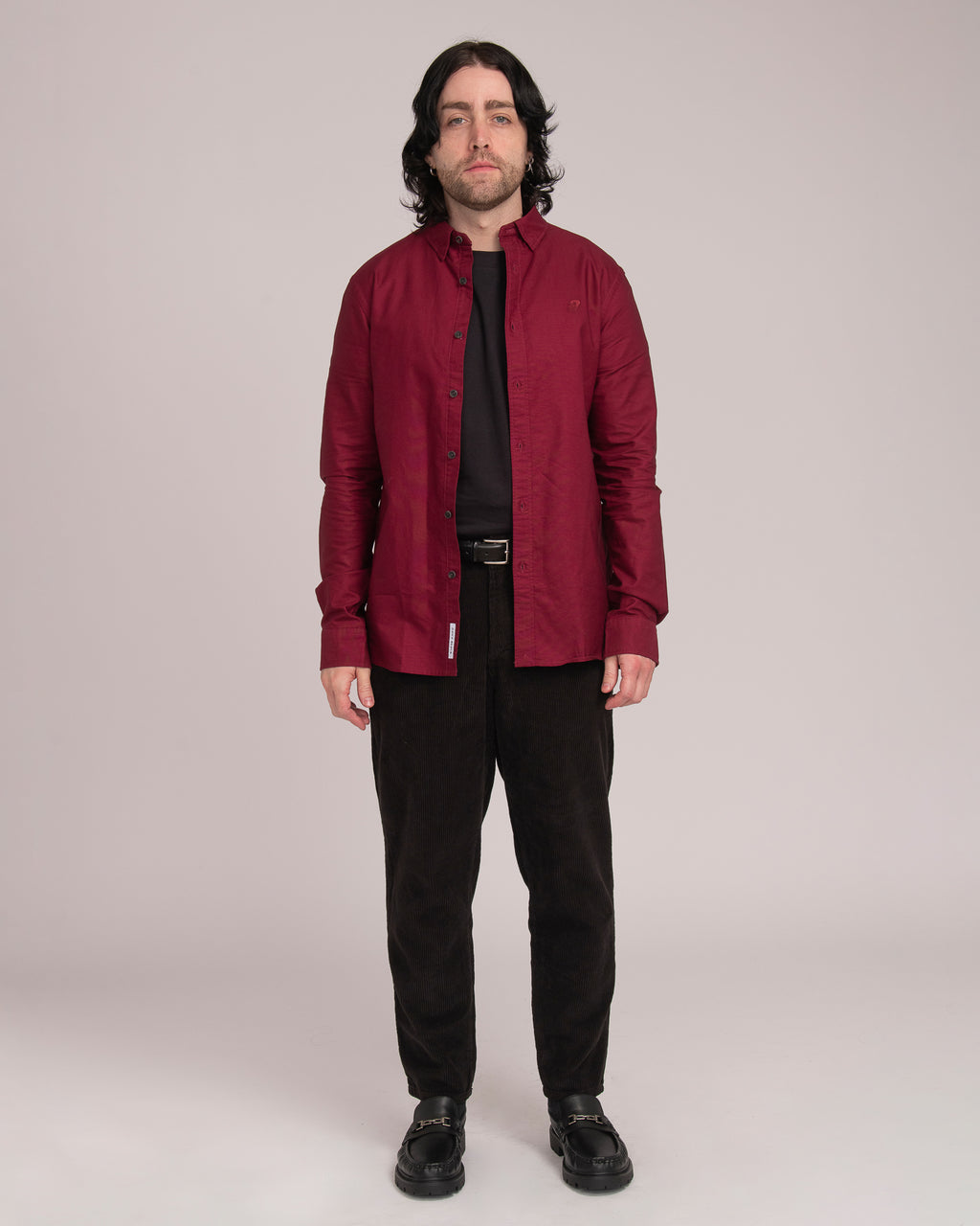 Men's Classic Oxford Shirt - Wine