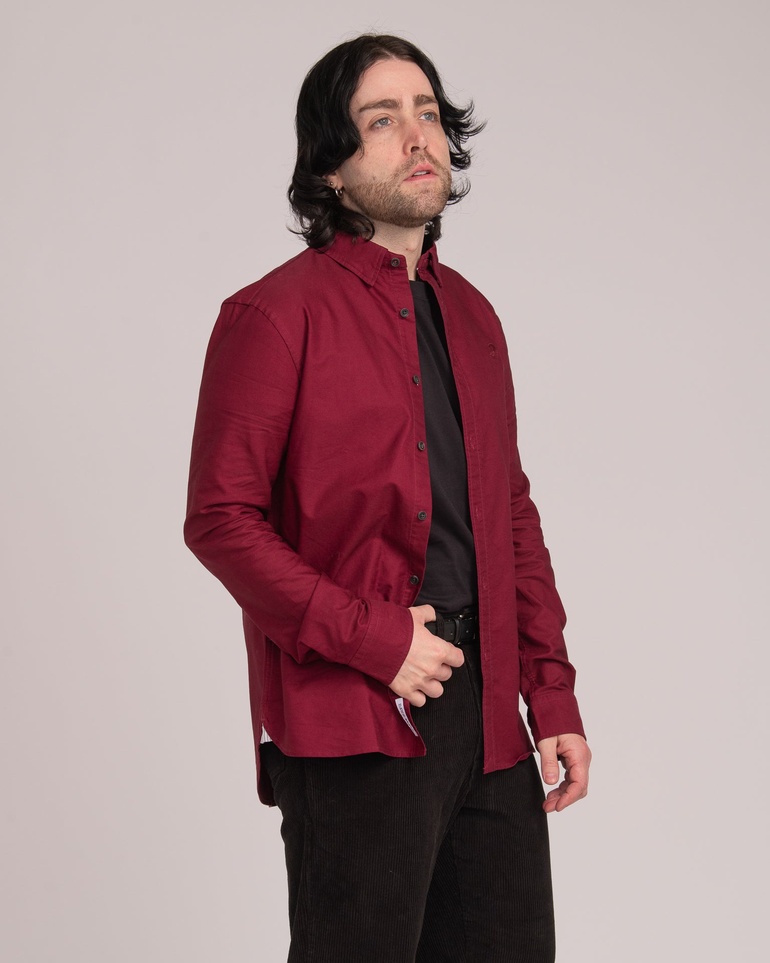 Men's Classic Oxford Shirt - Wine