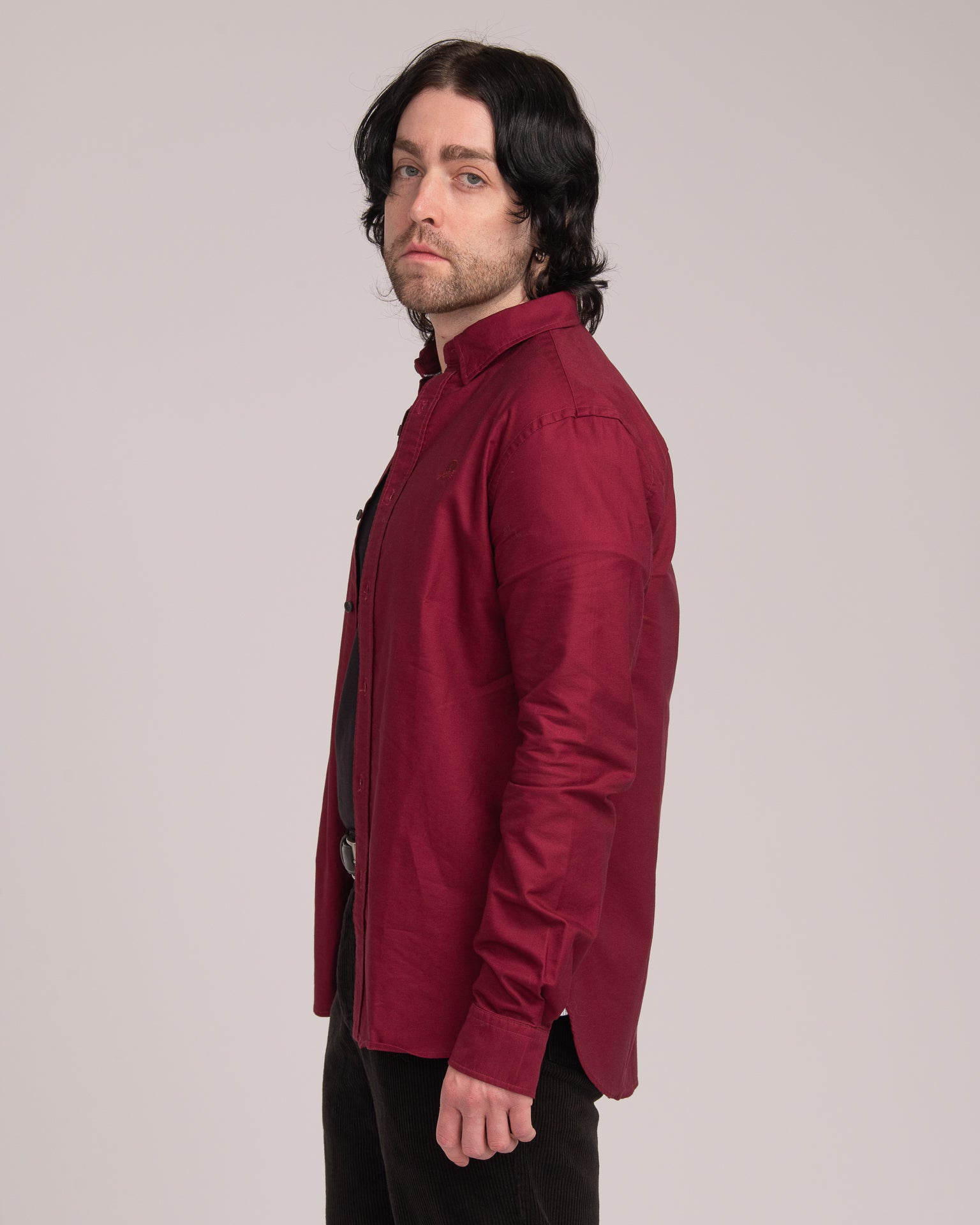 Men's Classic Oxford Shirt - Wine
