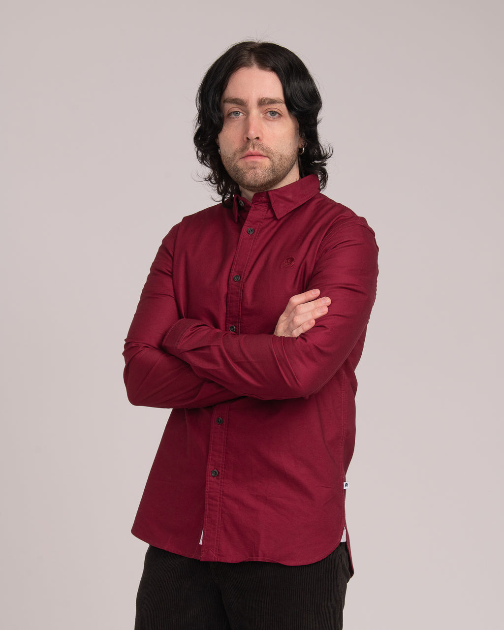 Men's Classic Oxford Shirt - Wine