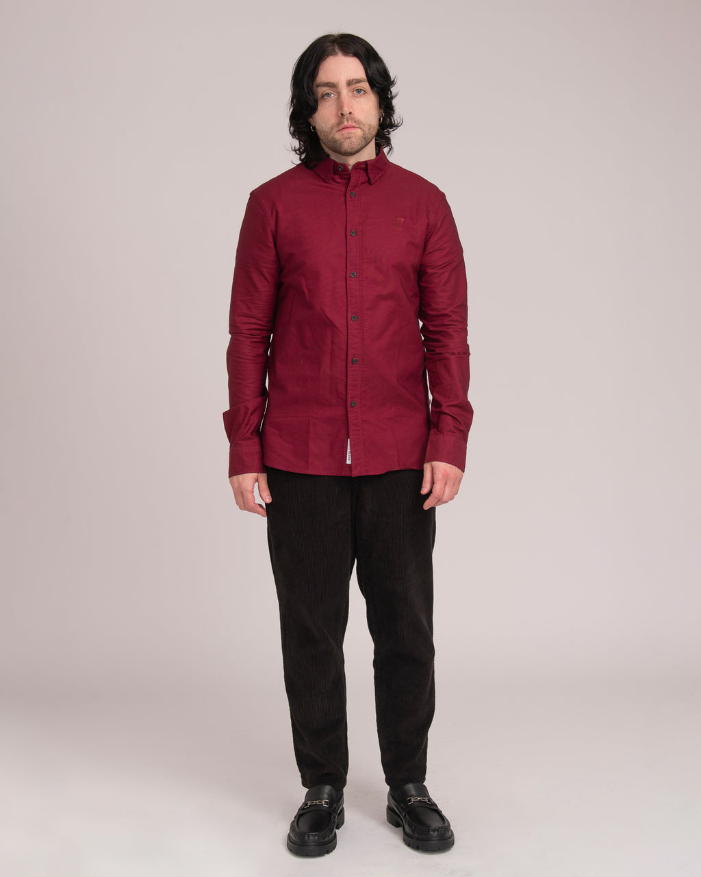 Men's Classic Oxford Shirt - Wine