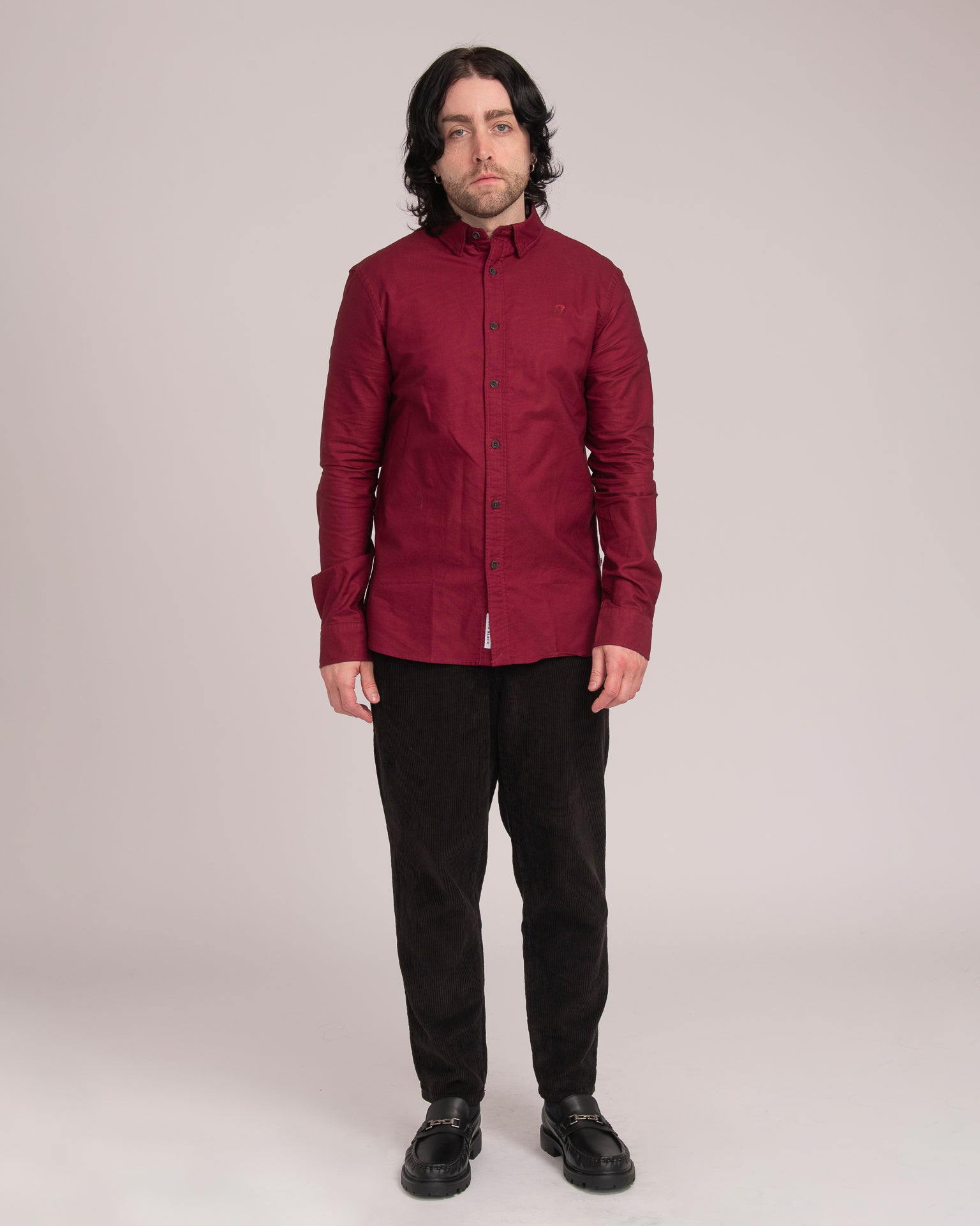 Men's Classic Oxford Shirt - Wine