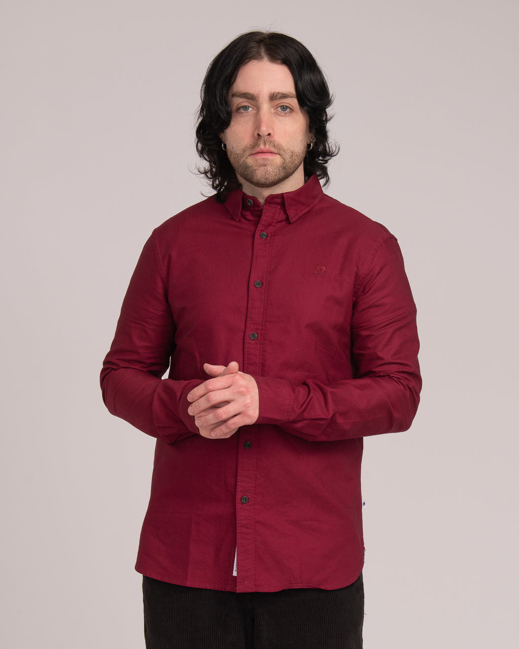 Men's Classic Oxford Shirt - Wine
