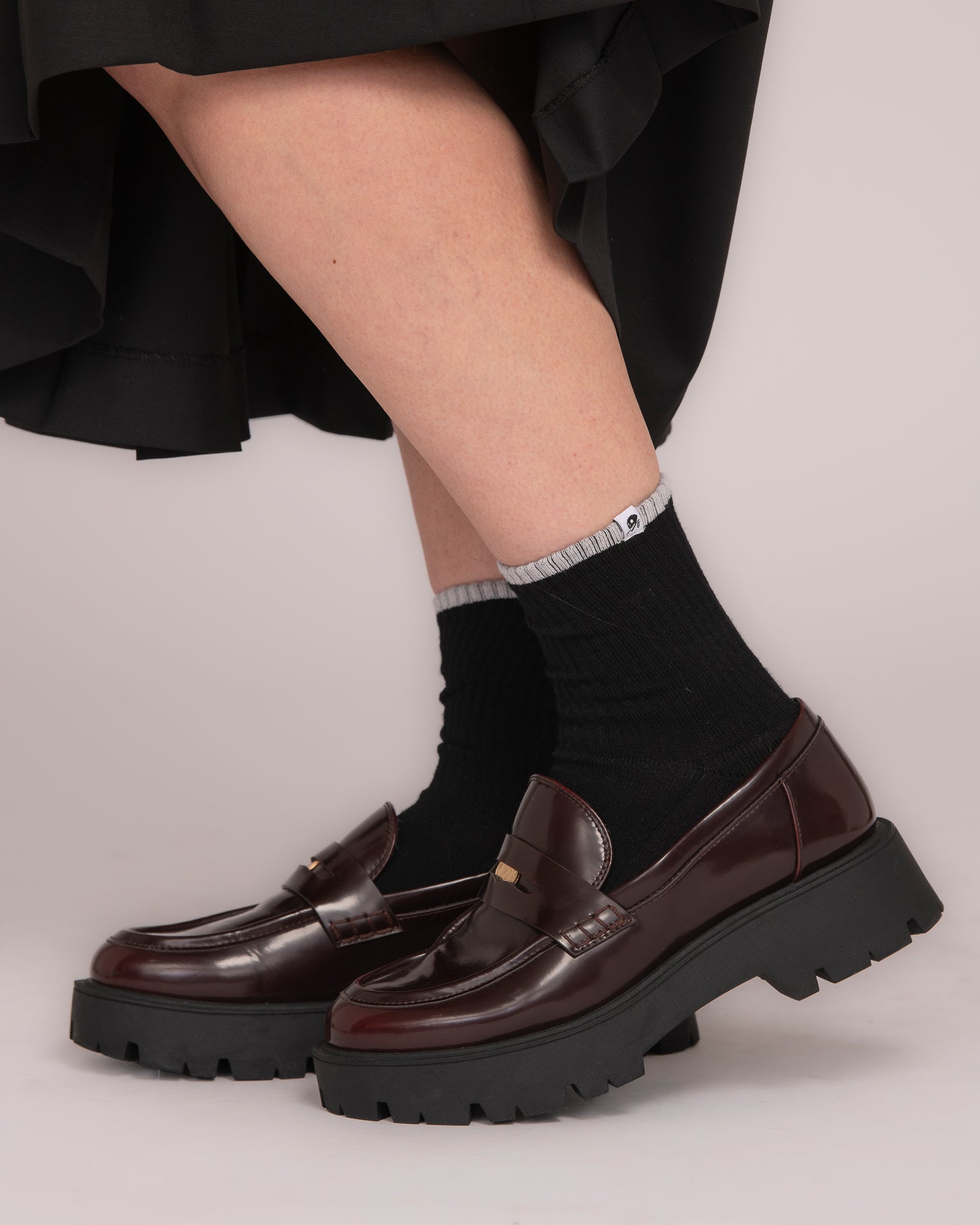 Merino DB Socks - Black