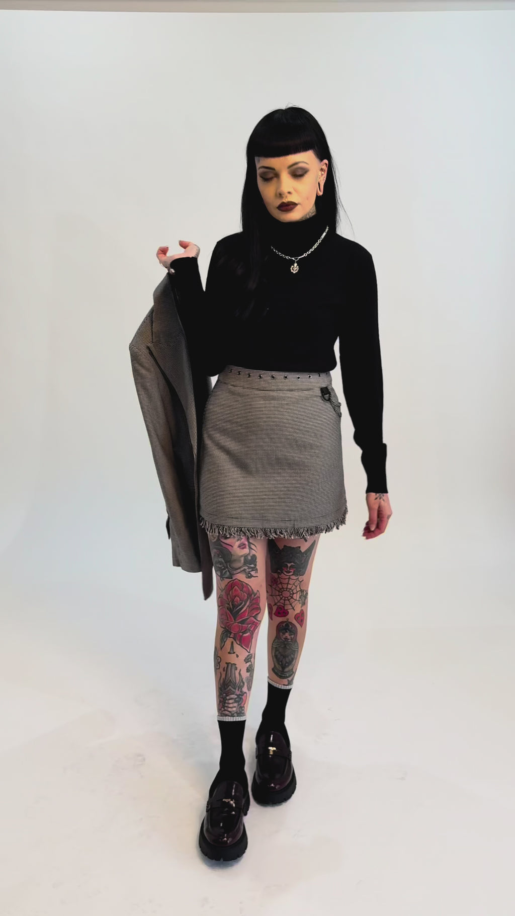 Tailored Blazer - Houndstooth