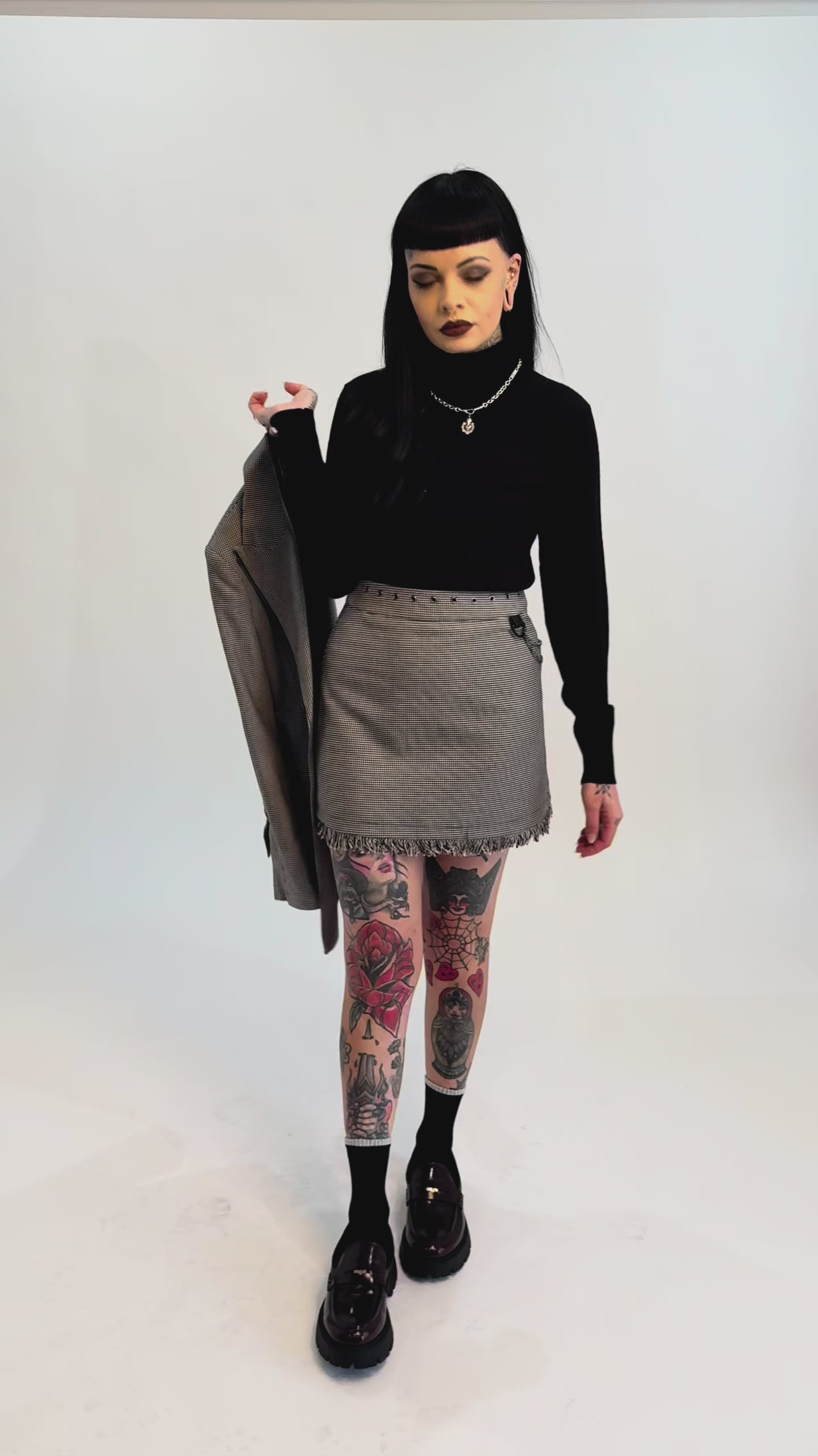 Tailored Blazer - Houndstooth